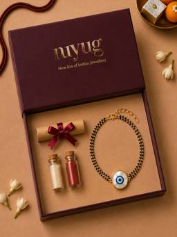 Nuyug - Kids Evil Eye Rakhi Gift Set