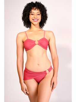 Trove Label - Pink Solid Regular Swim Top