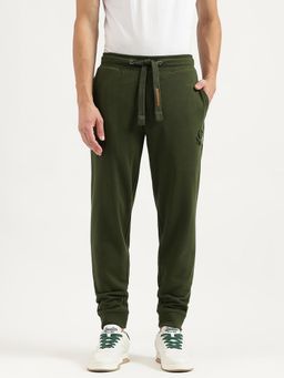 United Colors of Benetton - Green Solid Regular Fit Joggers
