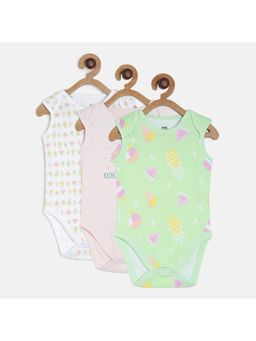 MINI KLUB - Baby Girls Multi Body Suit (Set of 3)