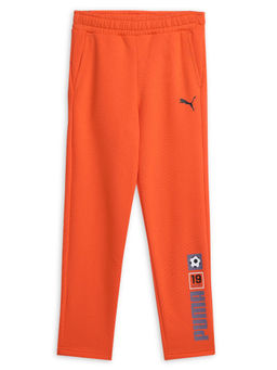 Puma - Graphic B Boys Orange Trackpants
