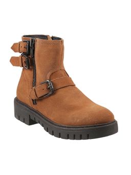 Metro - Solid Tan Casual Boots
