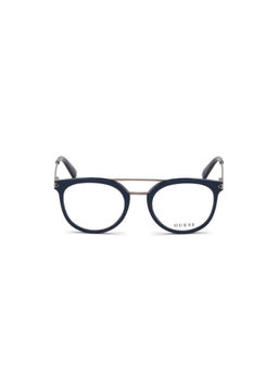 Guess - Men Blue Metal Round Eyewear Frame GU196452092FR (52)
