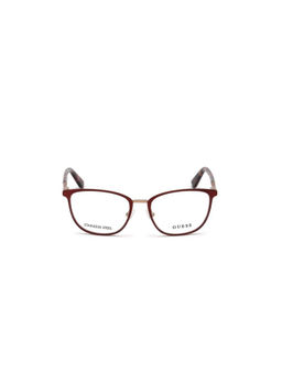 Guess - Women Burgundy Metal Square Eyewear Frame GU265951070FR (51)