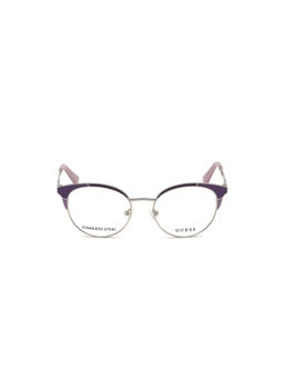Guess - Women Purple Metal Cat Eye Eyewear Frame GU269452083FR (52)