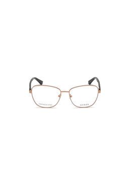 Guess - Women Rose Gold Metal Square Eyewear Frame GU281555057FR (55)