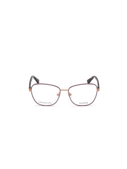 Guess - Women Purple Metal Square Eyewear Frame GU281555081FR (55)