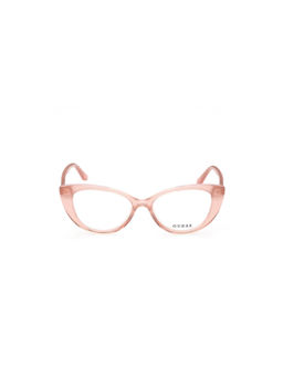 Guess - Women Beige Acetate Cat Eye Eyewear Frame GU285152059FR (52)
