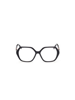 Guess - Women Black Acetate Irregular Eyewear Frame GU287555001FR (55)