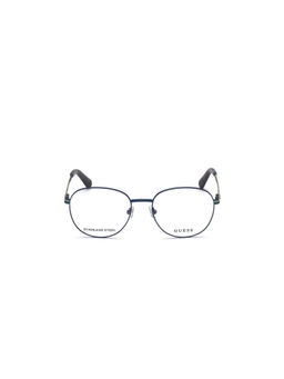 Guess - Men Blue Metal Round Eyewear Frame GU5003553091FR (53)