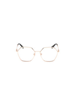 Guess - Women Rose Gold Metal Irregular Eyewear Frame GU5018456028FR (56)