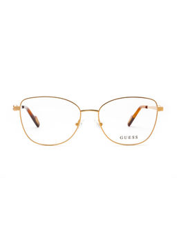 Guess - Women Gold Metal Round Eyewear Frame GU5021654032FR (54)