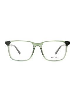 Guess - Men Green Acetate Square Eyewear Frame GU5028554096FR (54)