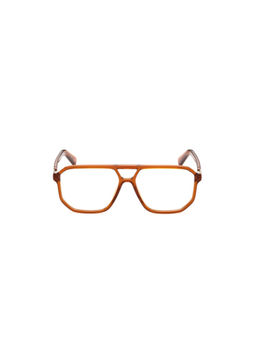 Guess - Men Brown Acetate Navigator Eyewear Frame GU825257045FR (57)