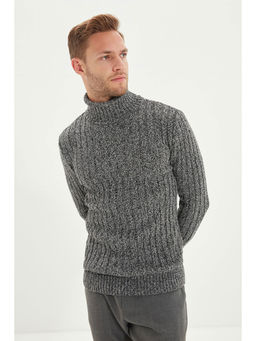 Trendyol - Man Black Sweater