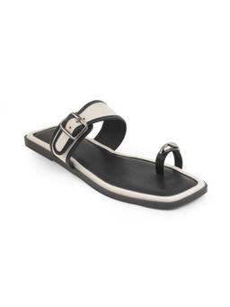 ZELION - Women Black TPR Flats