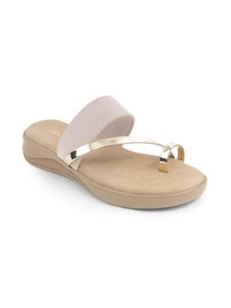 ZELION - Women Maroon PVC Sandals
