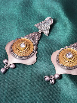 VIRAASI - Dual Tone Dangler Earrings
