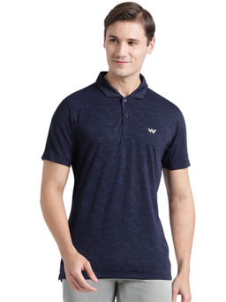 WILDCRAFT - Ctn Polo Pique -navy Blue