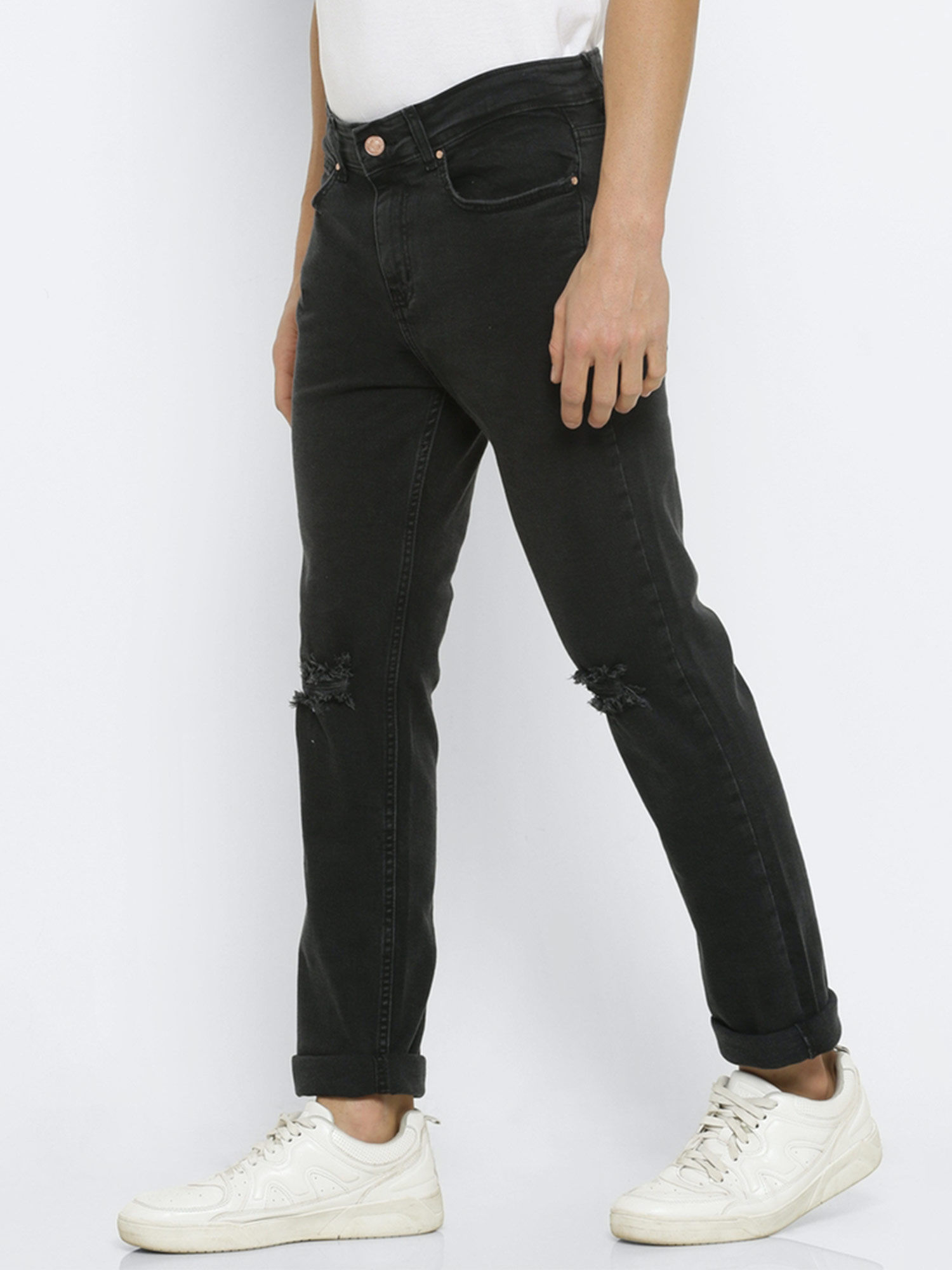 Buy Forever 21 Distressed Skinny Jeans 
