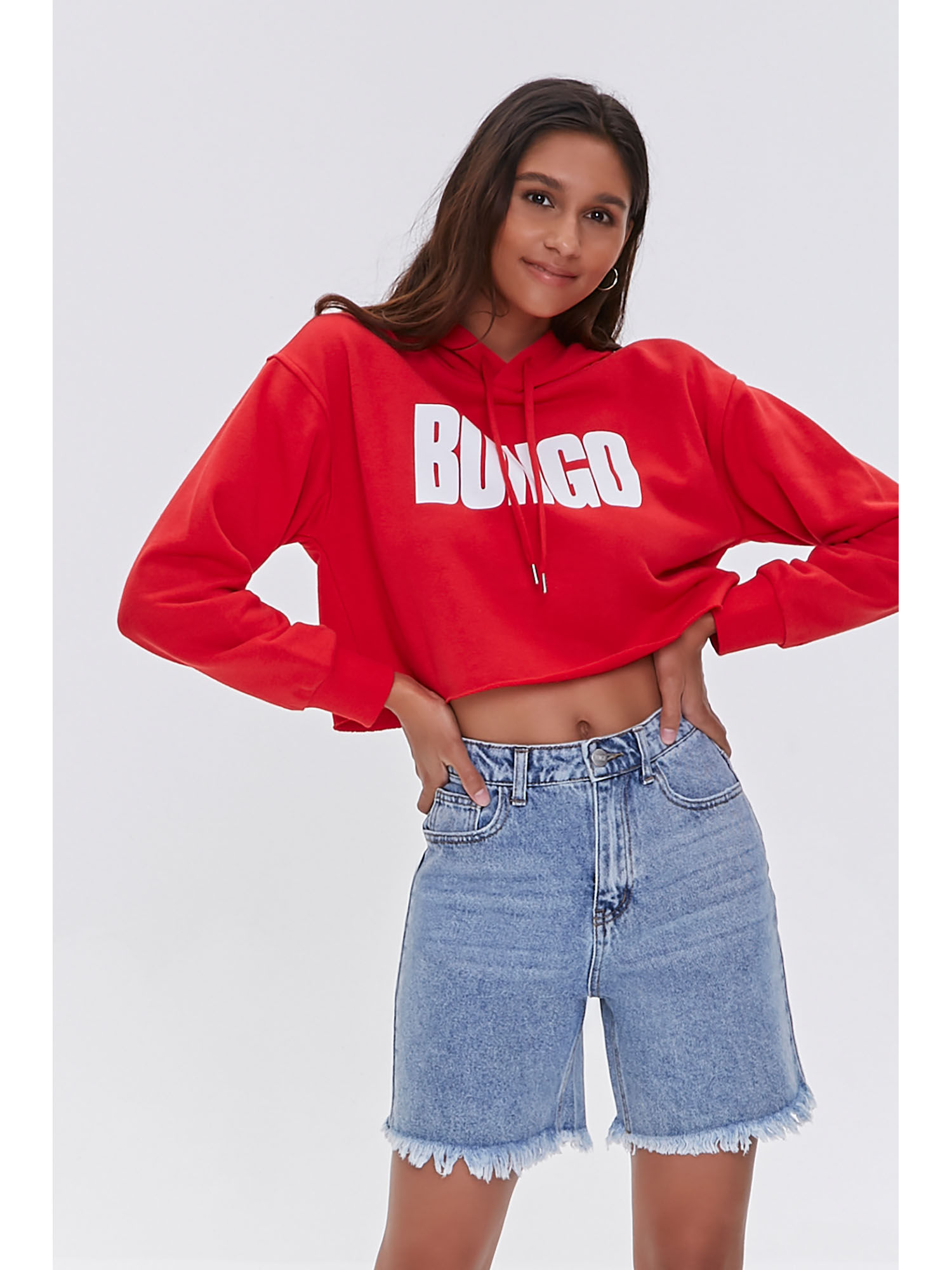 Buy Forever 21 Blue Solid Bongo Denim 