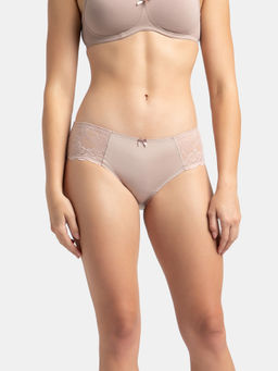 Jockey - 1814 Women Full Coverage Soft Touch Microfiber Elastane Hipster - Mocha