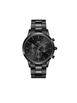 Daniel Wellington - Men Black Stainless Steel Dial Analogue Watch - DW00100642K