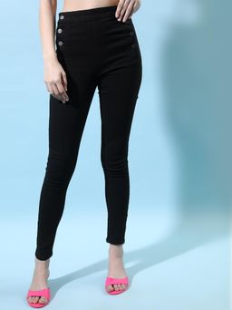 TOKYO TALKIES - Nora Fit Black Jeans