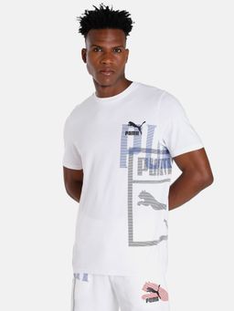 Puma - Classics Gen Mens White T-shirt