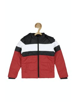 Allen Solly Junior - Boys Red Patterned Jacket
