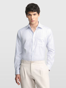 Arrow - Blue Stripes Cotton Regular Fit Shirt