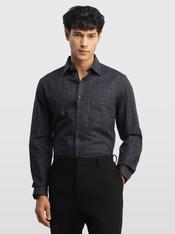 Arrow - Blue Checks Cotton Regular Fit Shirt