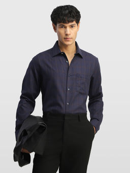 Arrow - Blue Checks Cotton Regular Fit Shirt