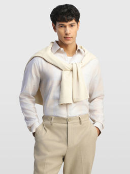 Arrow - Yellow Checks Cotton Regular Fit Shirt