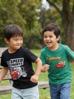 Nautinati - Multi-Color Cotton Crew Neck Regular Fit Character 2 T-Shirt (Pack of 2)