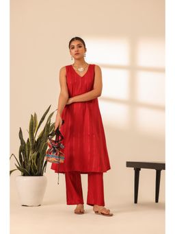 Alaya by Stage3 - Rangrez Statement Red Kurta
