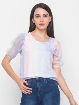 Globus - Puff Sleeve Organza Party Top