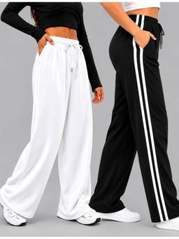 TULSATTVA - Multicolor Women Pack of 2 Regular Fit Track Pants