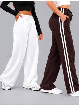 TULSATTVA - Multicolor Women Pack of 2 Regular Fit Track Pants