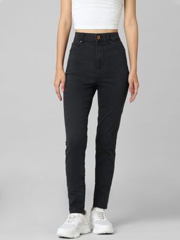 ONLY - Women Solid Black Jeans