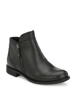 Delize - Womens Black Flat Booties