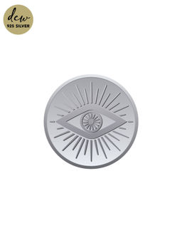 Pipa Bella by Nykaa Fashion - Evil Eye 10GM 999 Purity Silver Coin by Dew
