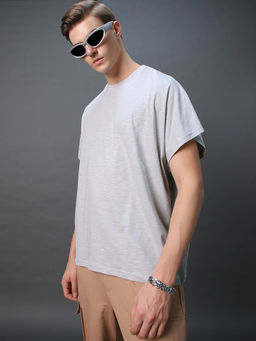 Bewakoof - Air 1.0 Mens Blue Super Loose Fit T-Shirt