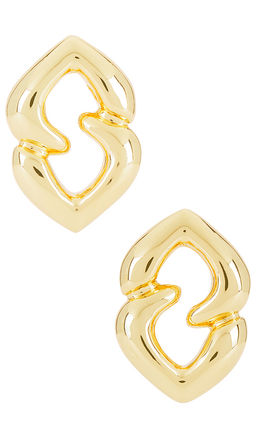 ANINE BING - Abstract Heart Earrings