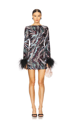 Bronx and Banco - Tokyo Feather Mini Dress