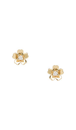 EF COLLECTION - Mini Cherry Blossom Stud Earring