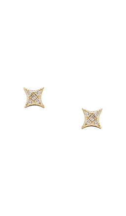 EF COLLECTION - Diamond Sparkle Stud Earring
