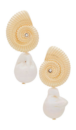 Ettika - Shell And Pearl Earring