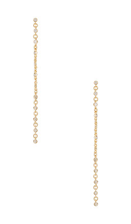 Ettika - Dainty Linear Crystal Earrings