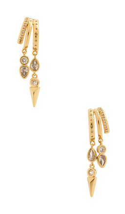 Ettika - Royal Crystal Drop Earrings